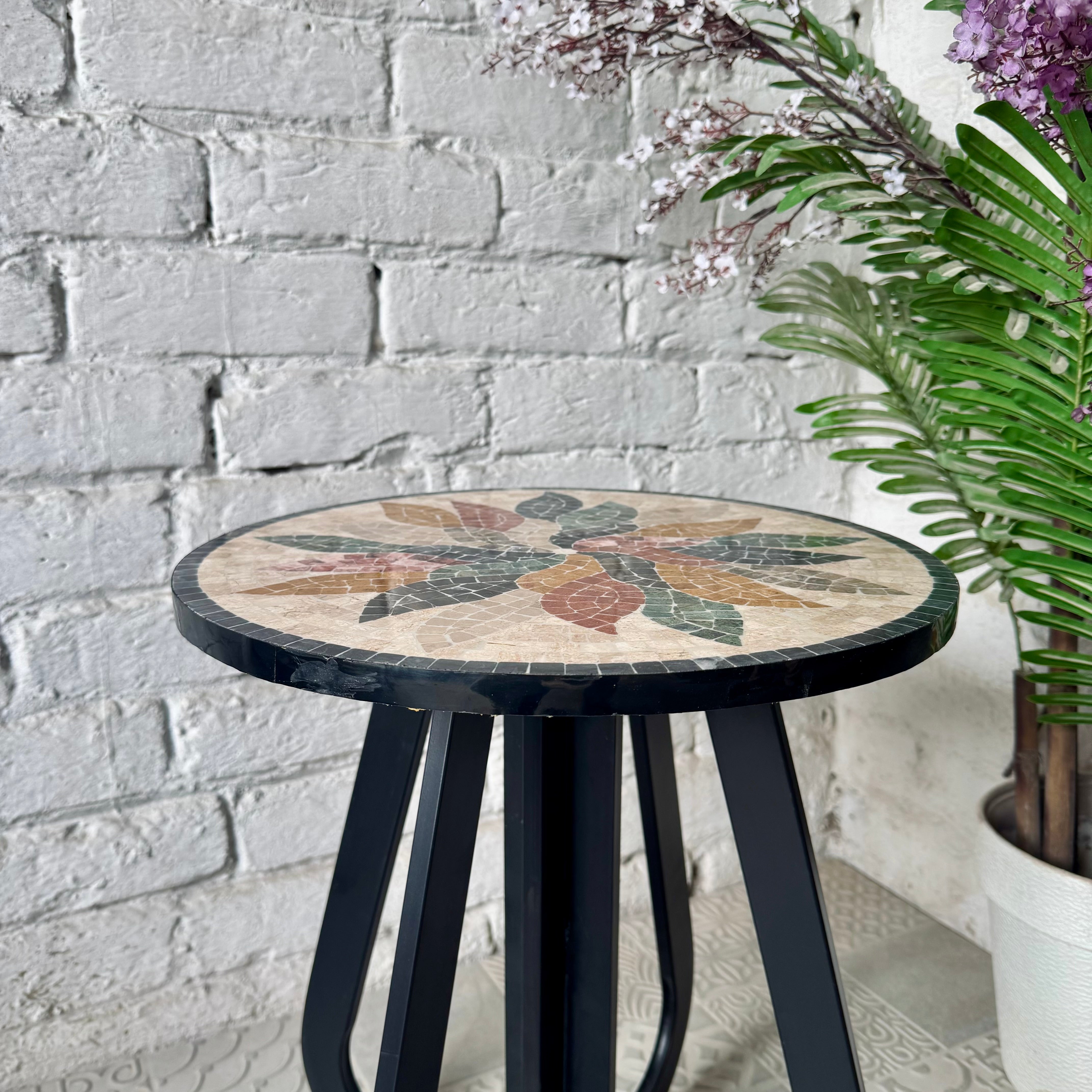 Floral Harmony Mosaic Coffee Table